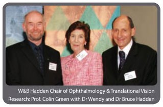 W & B Hadden Chair of Ophthalmology and Translational Vision Research