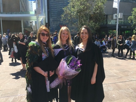 Image of From left:Nadia Harvey, Sarah McKenzie and Elize Van Drimmelen