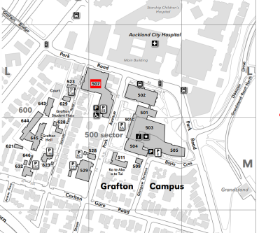 Grafton Campus Map
