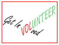 Get involved, volunteer